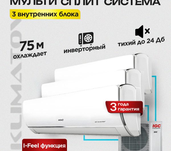 Кондиционеры Hisense мультисплит системы